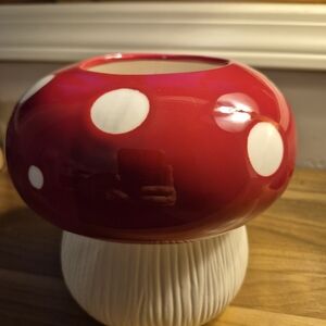 Red and White Mushroom Decor